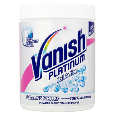 Vanish Platinum Oxi Action Powder Fabric Stain Remover 940g Vanish Platinum Oxi Action Powder Fabric Stain Remover 940g